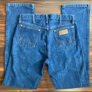 Wrangler Vintage high rise straight leg jeans 32/34